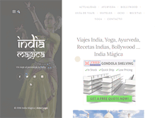 Tablet Screenshot of indiamagica.com